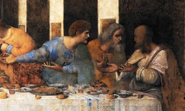 Da Vinci muurschildering